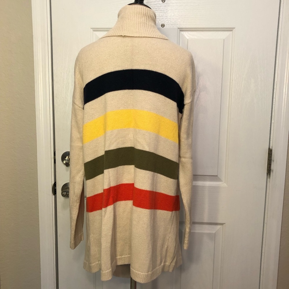 Talbots shawl collar fly-away sweater, size S - Picture 4 of 7
